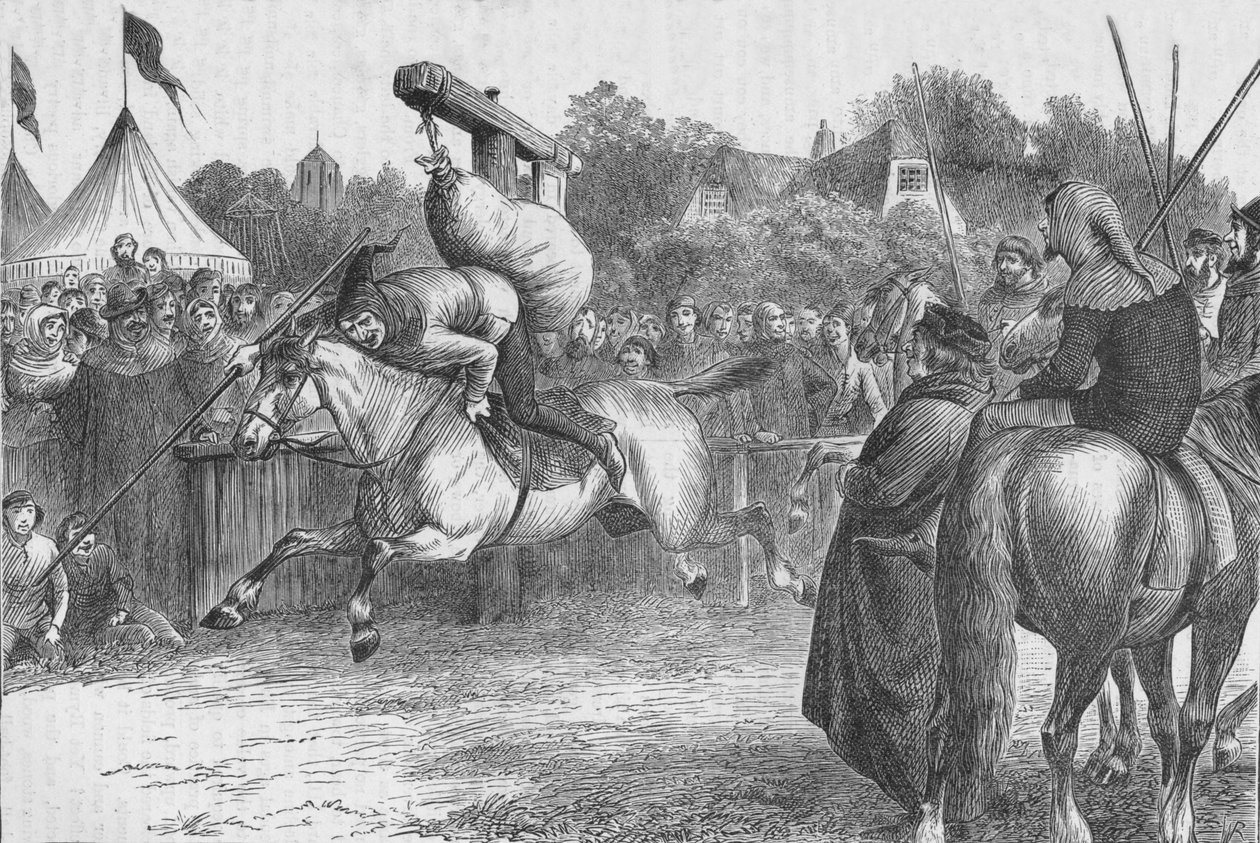 14. yüzyılda İngiliz eğlencesi: beşte yana yatma, 1905. by Unbekannt