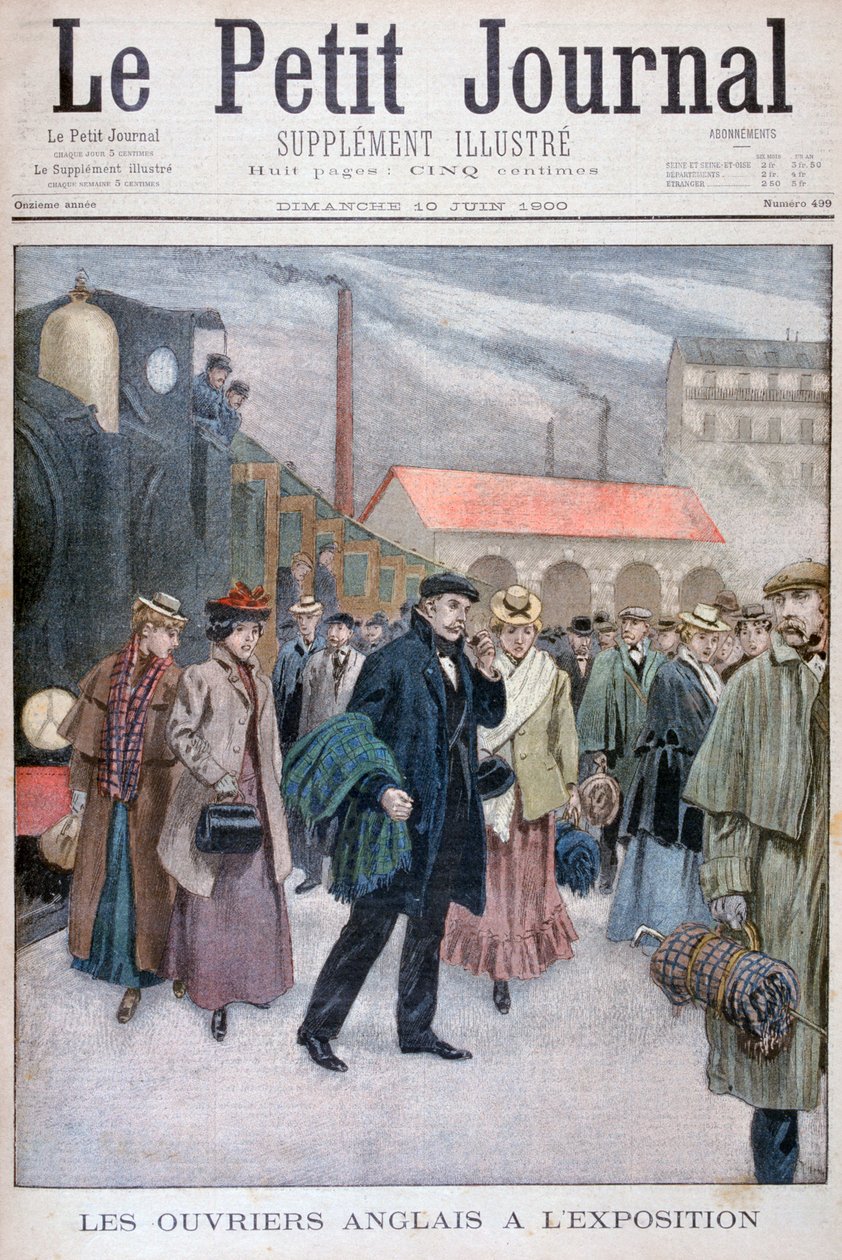 1900 Evrensel Sergisini ziyaret eden İngilizler, Paris, 1900 by Unbekannt