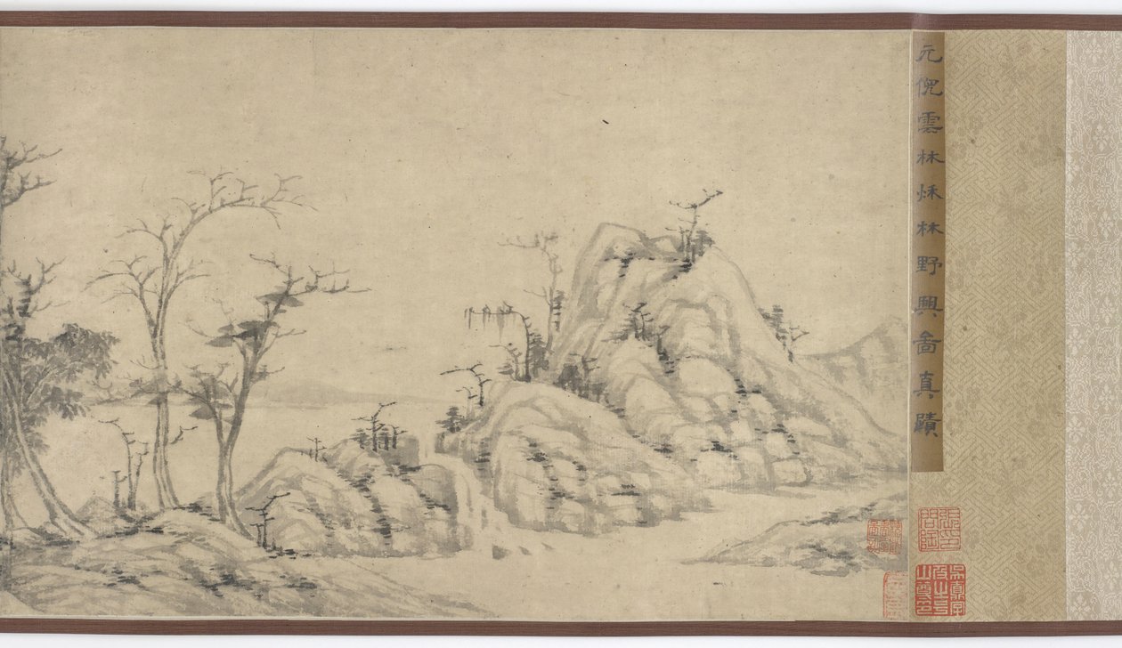 Sonbahar Ağaçlarının Keyfini Çıkarmak, Ming hanedanı, 15. yüzyıl. by Unbekannt