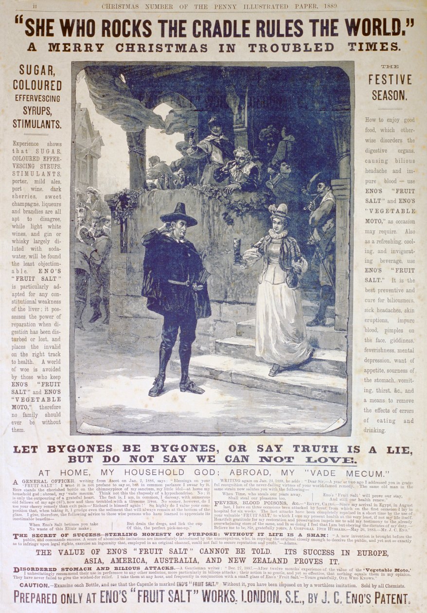 Enos Meyve Tuzu reklamı, 1889 by Unbekannt