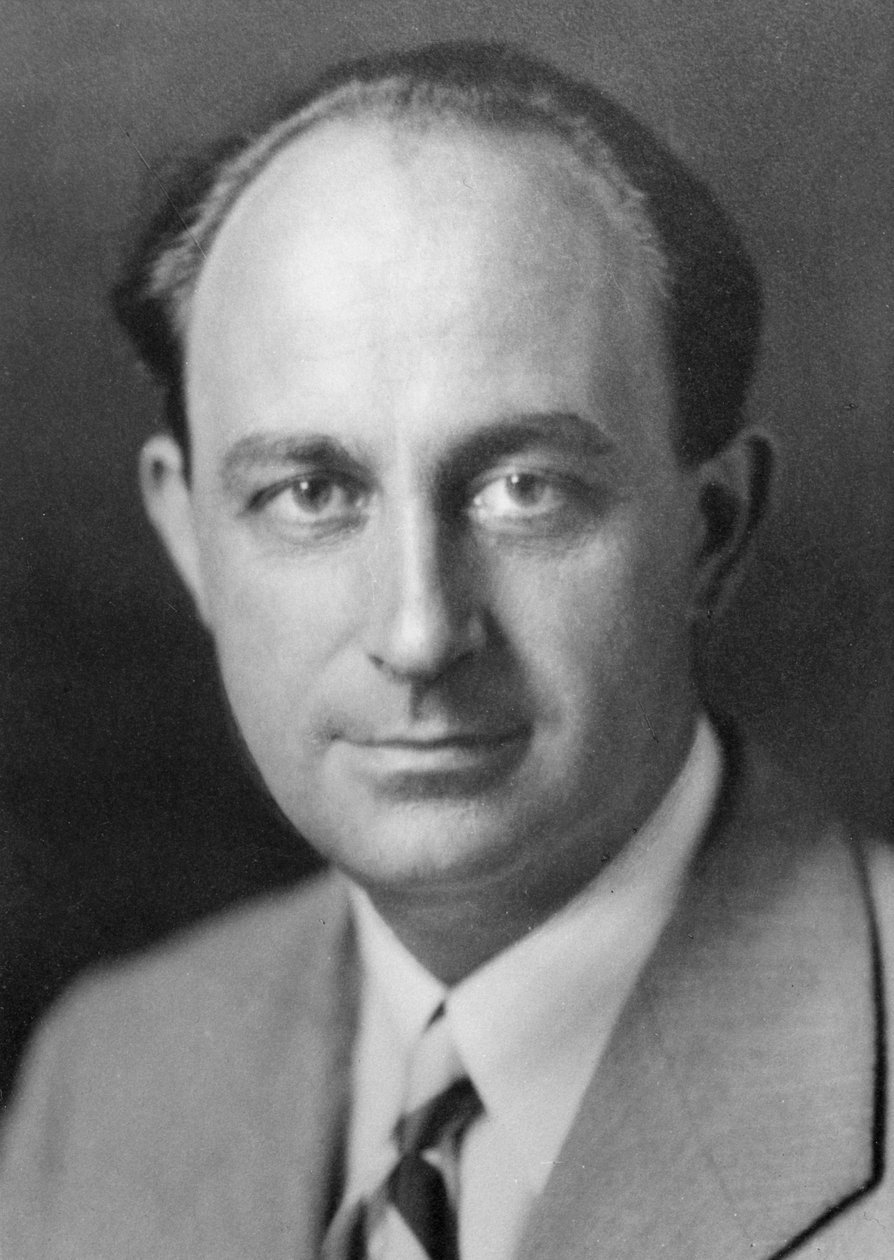 Enrico Fermi, İtalyan asıllı Amerikalı nükleer fizikçi, c1938 by Unbekannt