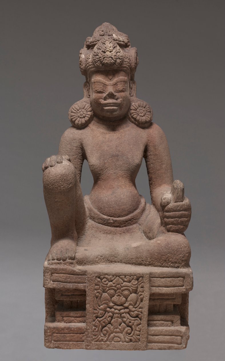 Enthroned gezegen tanrısı, 850-875. by Unbekannt