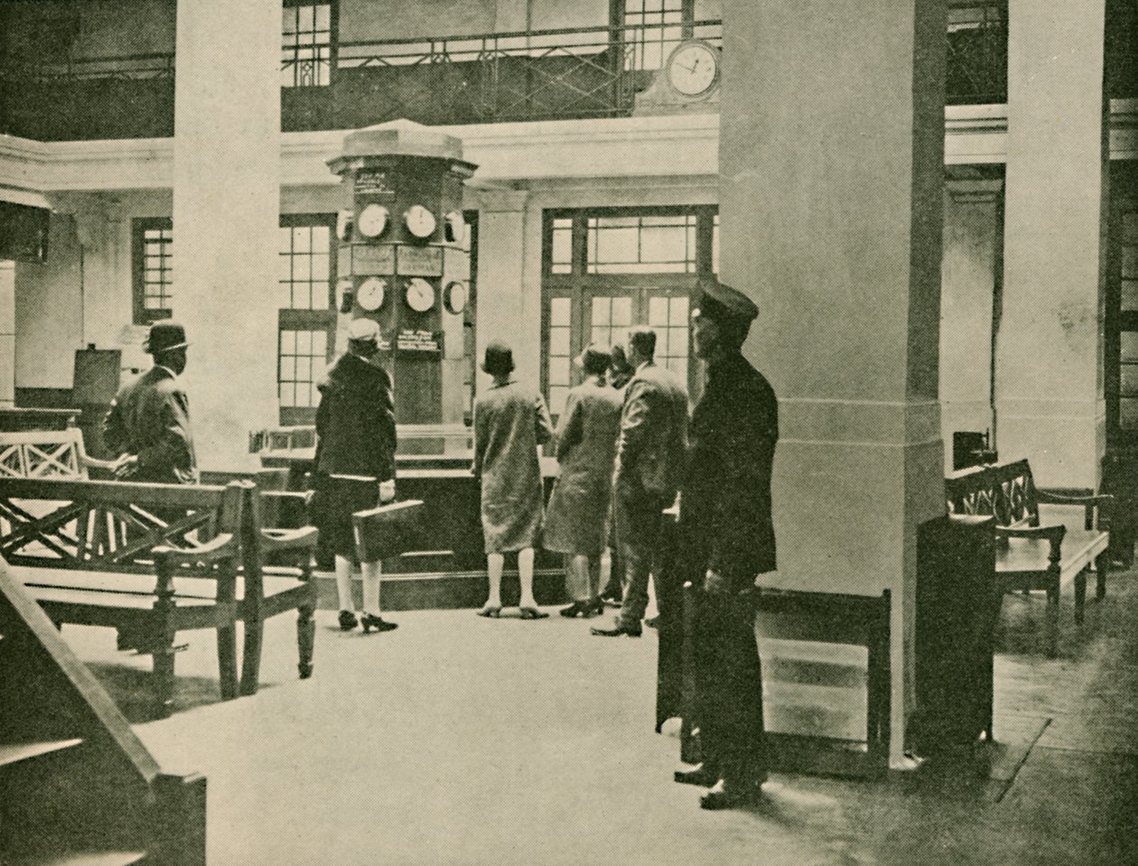 Giriş Salonu, Londra Hava İstasyonu, 1927 by Unbekannt