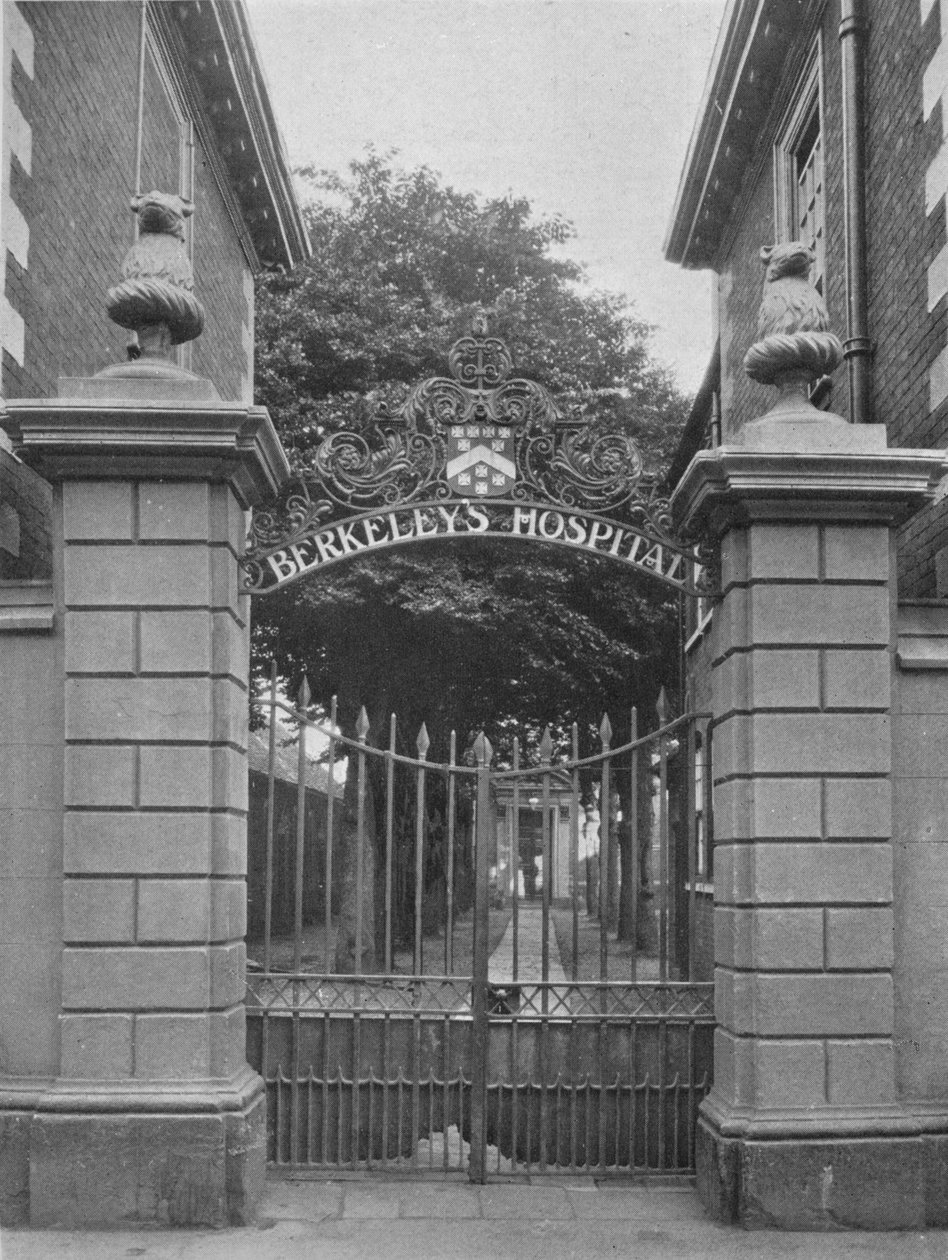 Giriş kapısı, Berkeleys Hastanesi, Worcester, Worcestershire, 1924 by Unbekannt