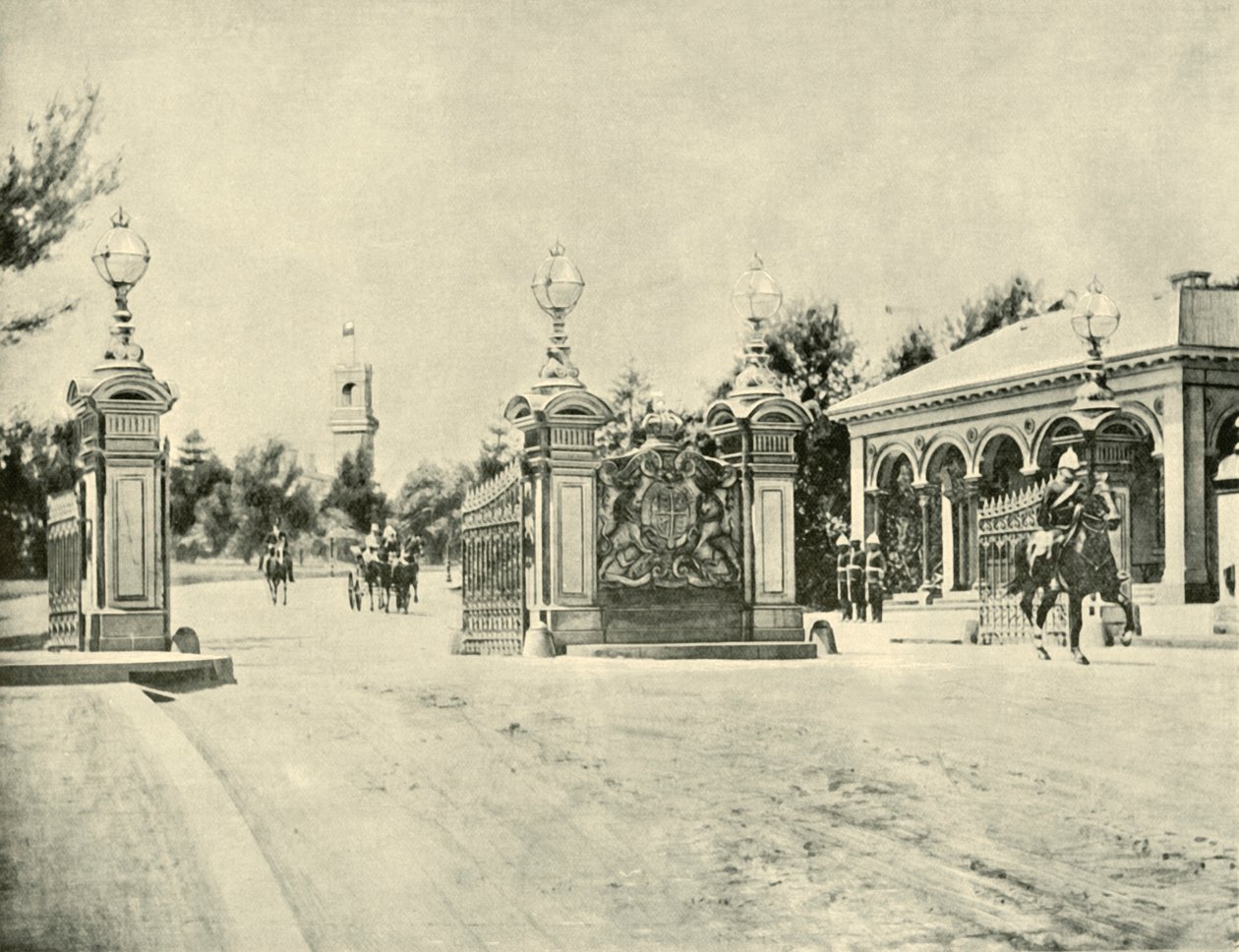 Hükümet Konağının Girişi, Melbourne, 1901. by Unbekannt