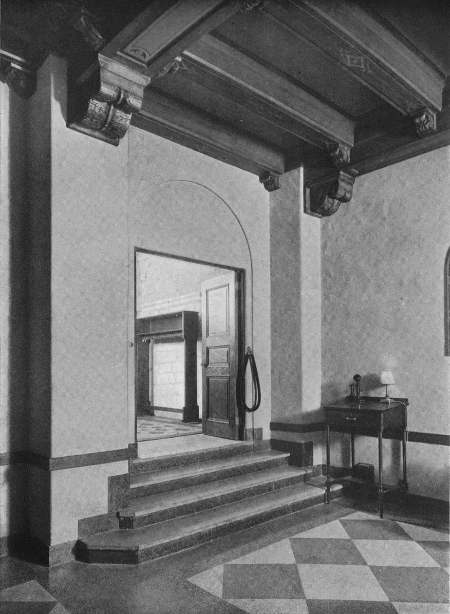 Güneydoğu yemek salonunun girişi, Kardeşlik Kulüpleri Binası, New York, 1924 by Unbekannt