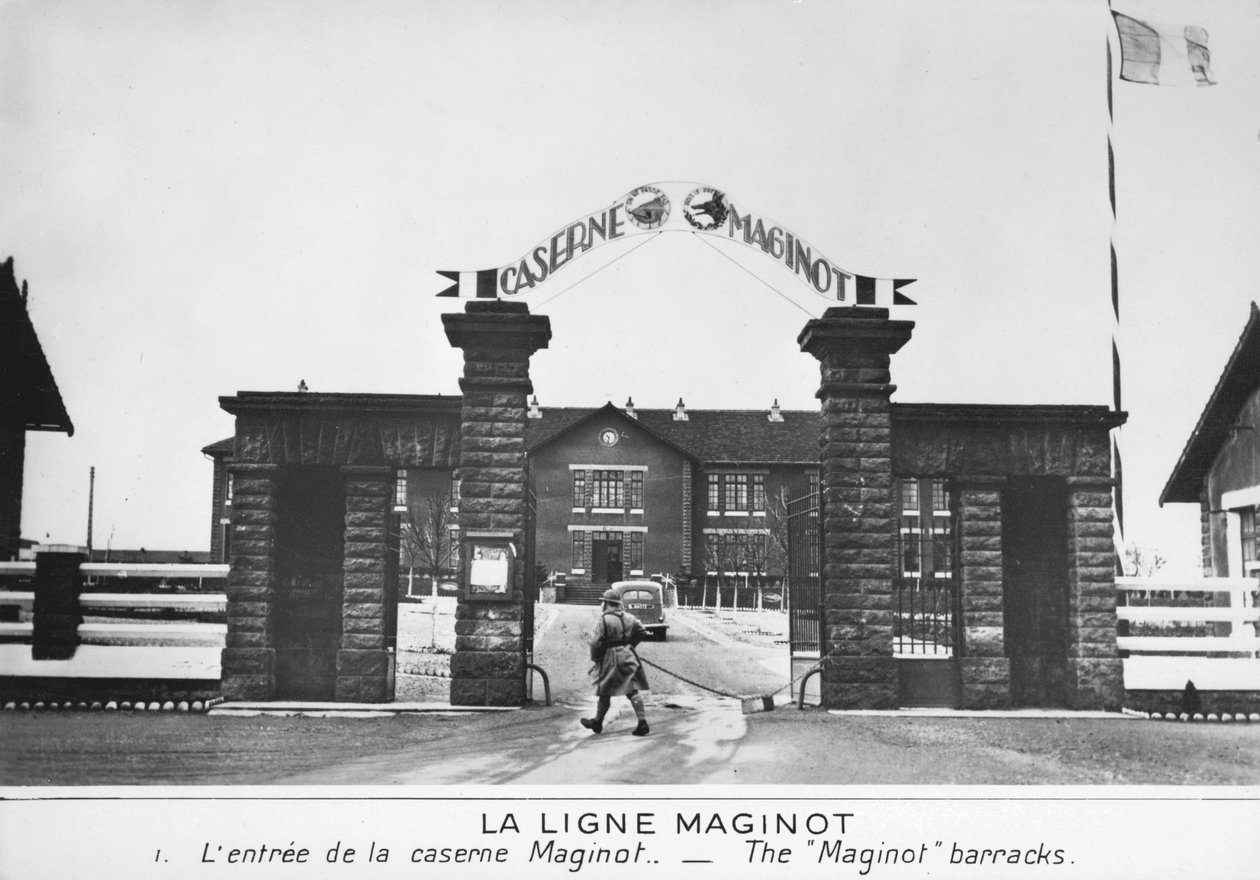 Maginot kışlasına giriş, Maginot Line, Fransa, c1935-1940 by Unbekannt