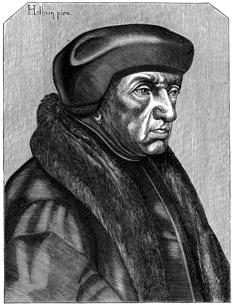 Erasmus 1469-1536, Hollandalı hümanist ve ilahiyatçı, 16. yüzyıl 1849 by Unbekannt