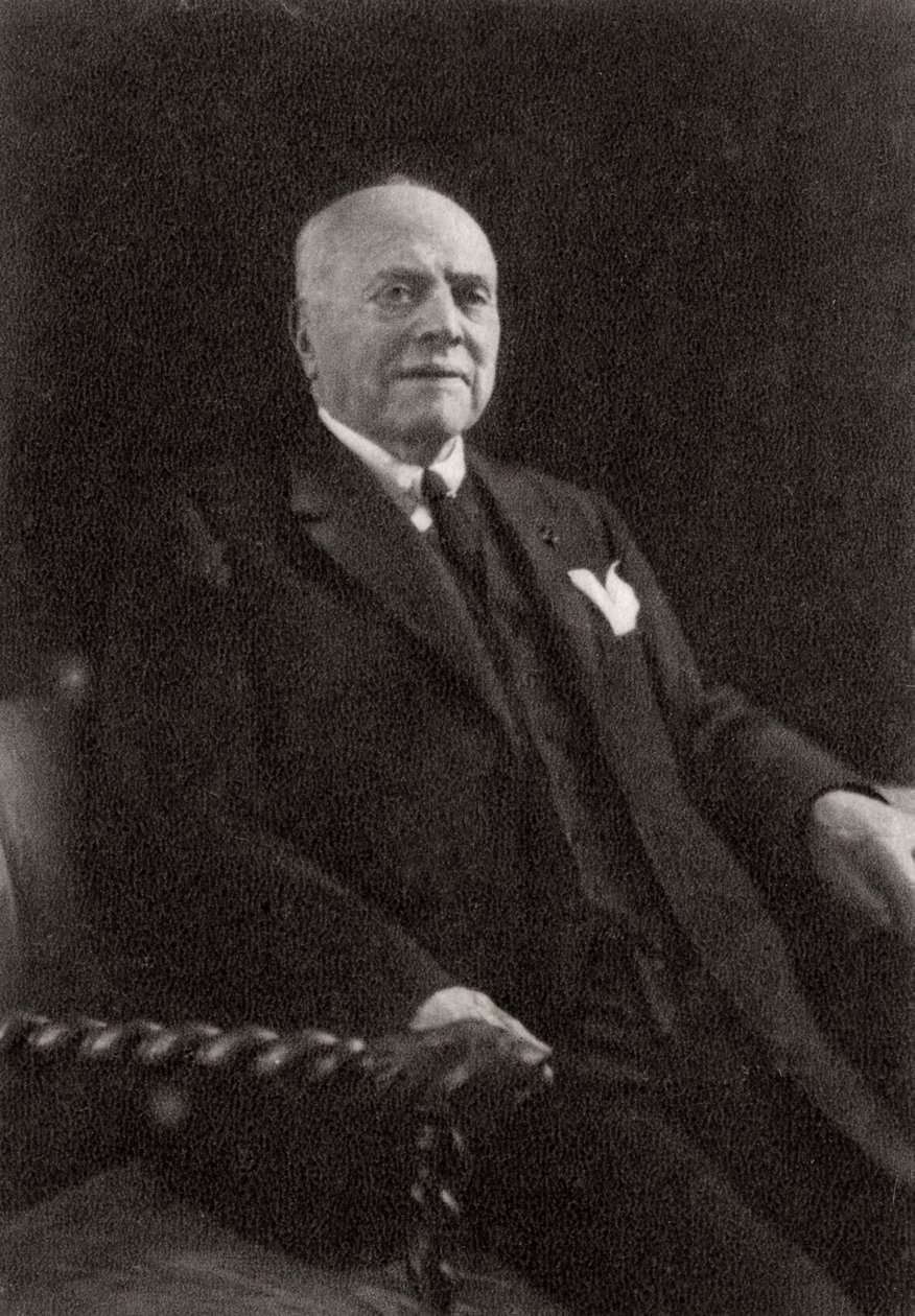 Ernest Cognacq, Fransız perakendeci, 1912 by Unbekannt