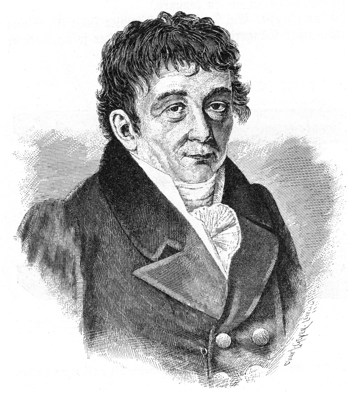 Ernst Florens Friedrich Chladni, Alman fizikçi, c1895 by Unbekannt