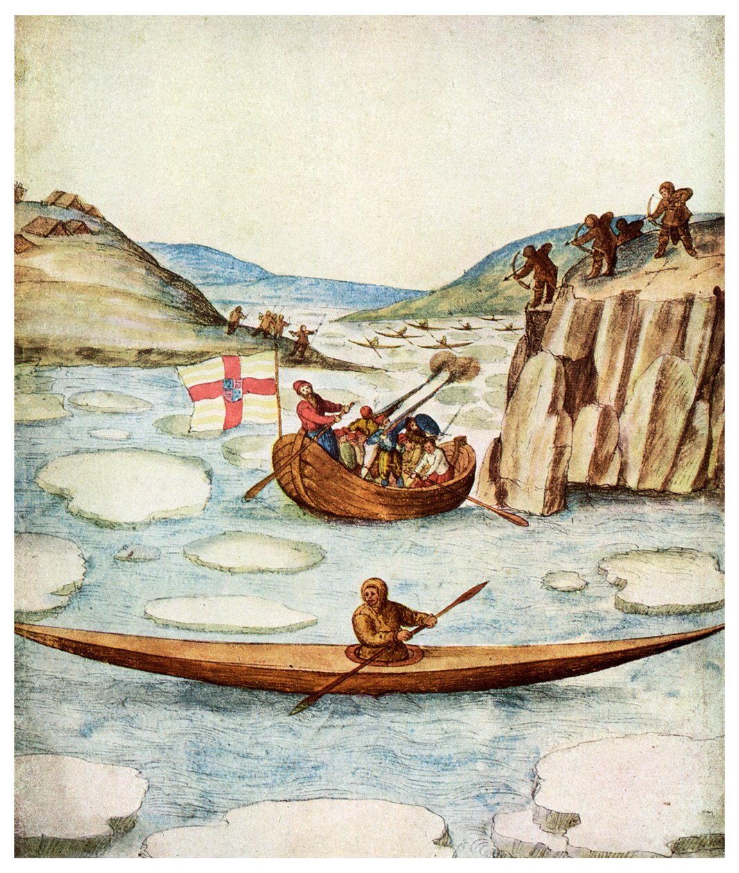 Eskimo kanosu, 1590 1956 by Unbekannt