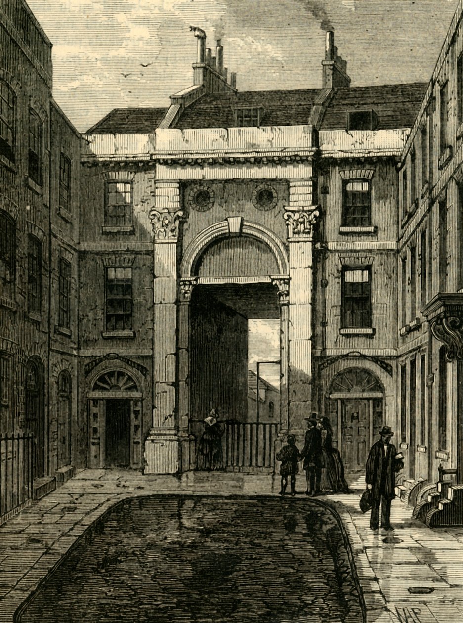 Essex Su Kapısı, Essex Caddesi, Strand, 1881. by Unbekannt