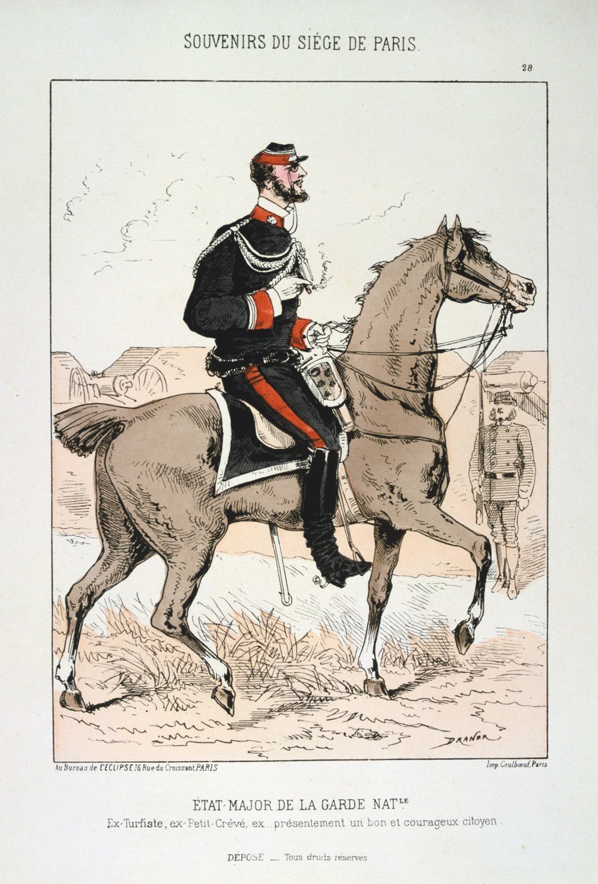 Ulusal Muhafız Genelkurmay Başkanlığı, Paris Kuşatması, Fransa-Prusya Savaşı, 1870-1871. by Unbekannt