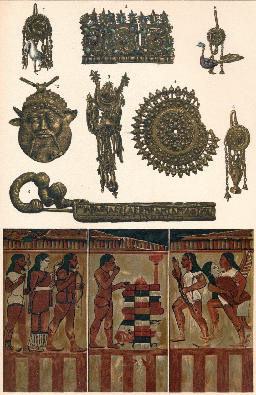 Clusium, Vulsinii, Vulci ve Caere