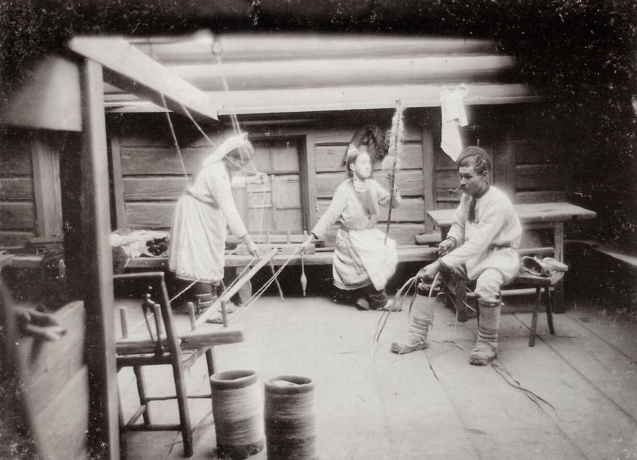 Mari halkının günlük yaşamı, Rusya, c1880s-c1890s by Unbekannt
