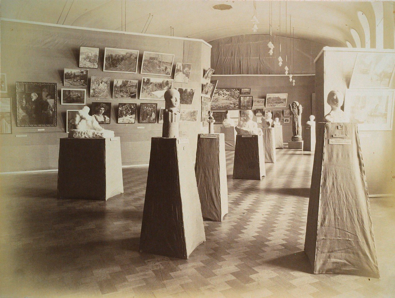 Sergi salonu, Edebiyat ve Sanat Derneği Evi, Rusya, 1910