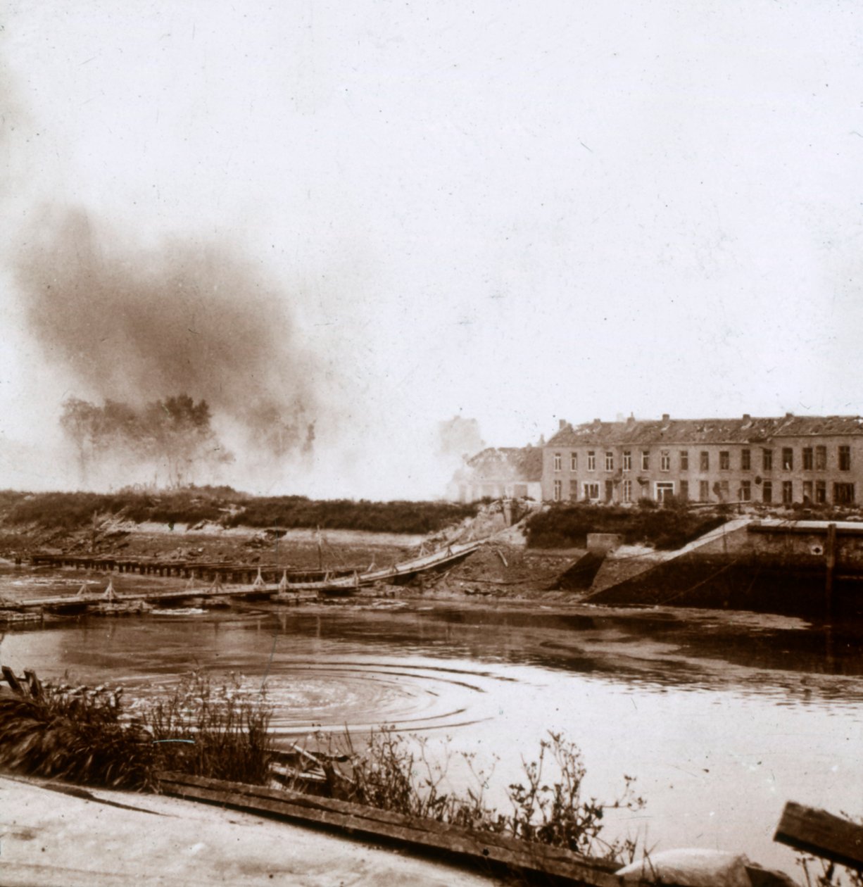 Patlama, Nieuwpoort, Flanders, Belçika, c1914-c1918 by Unbekannt