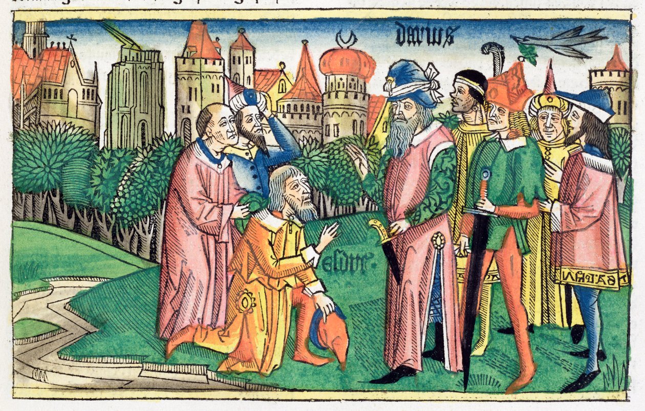 Ezra 6:16: Kudüs Tapınağı Kral Darius tarafından adandı by Unbekannt