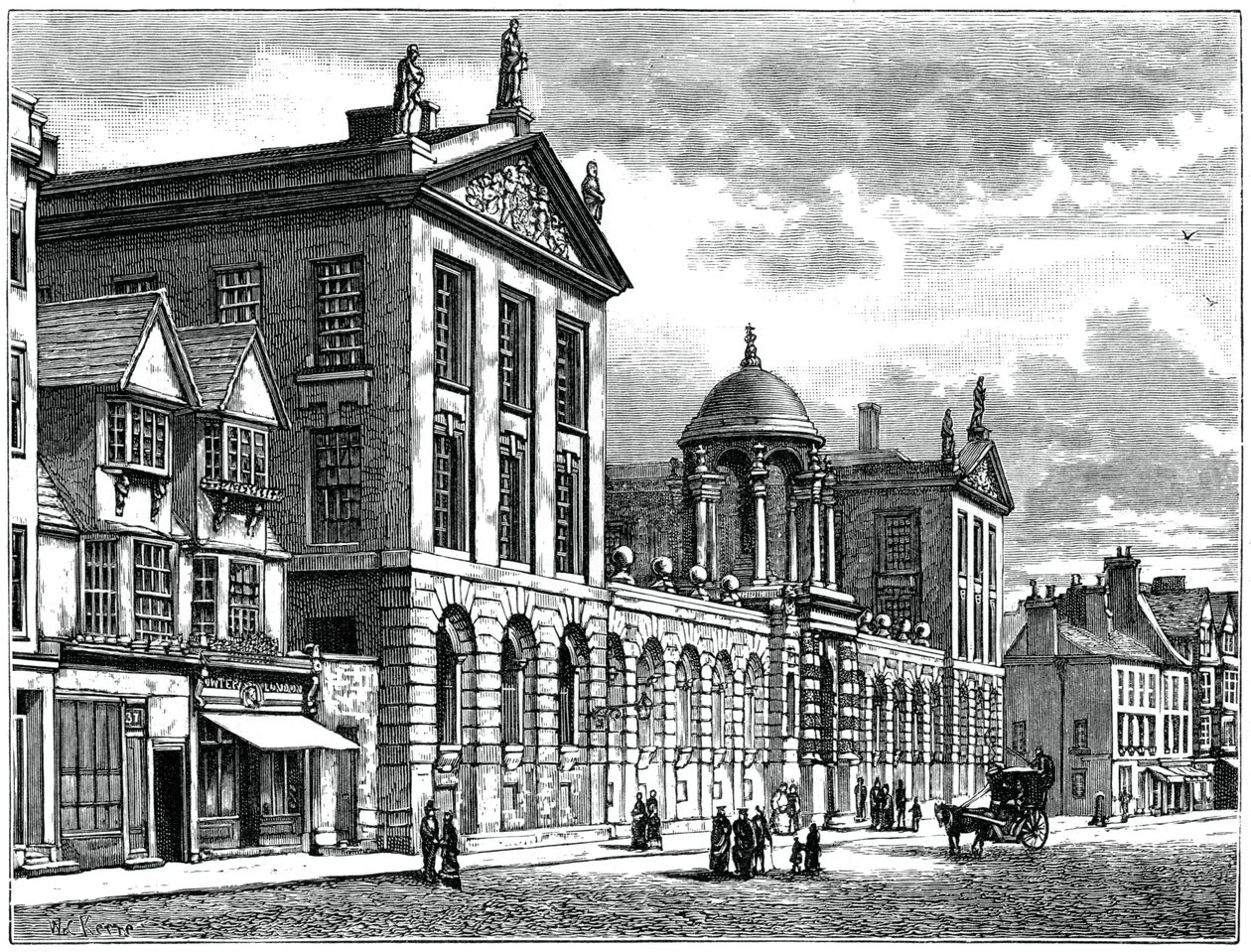 Queens College cephesi, Oxford Üniversitesi by Unbekannt