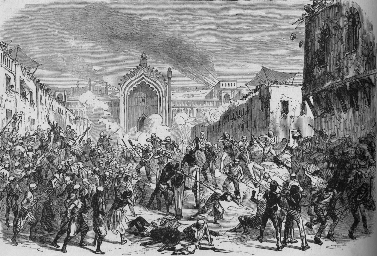 Lucknow'un Düşüşü, c1880 by Unbekannt