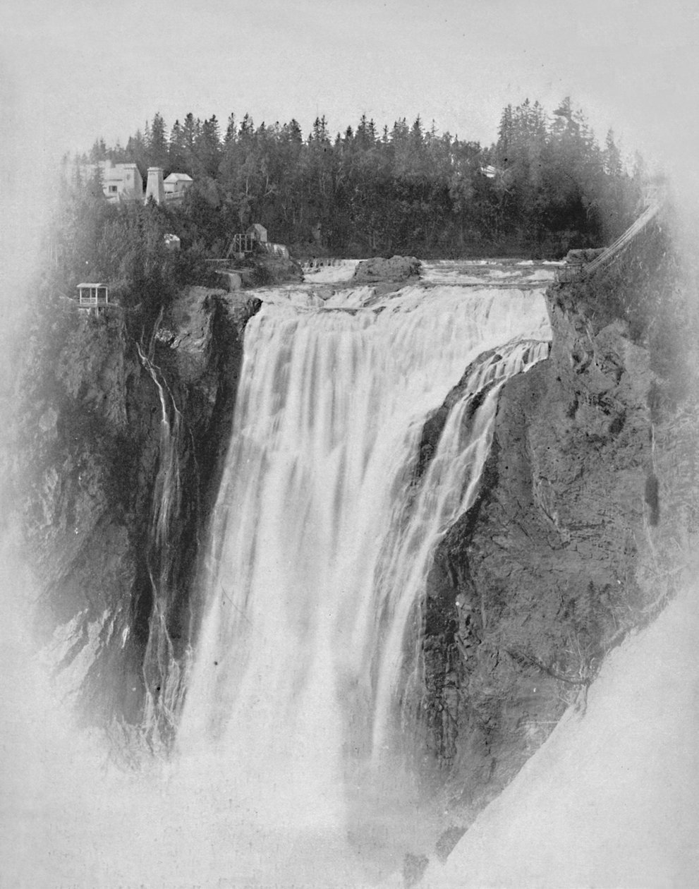 Montmorency Şelaleleri, Quebec, c1897. by Unbekannt