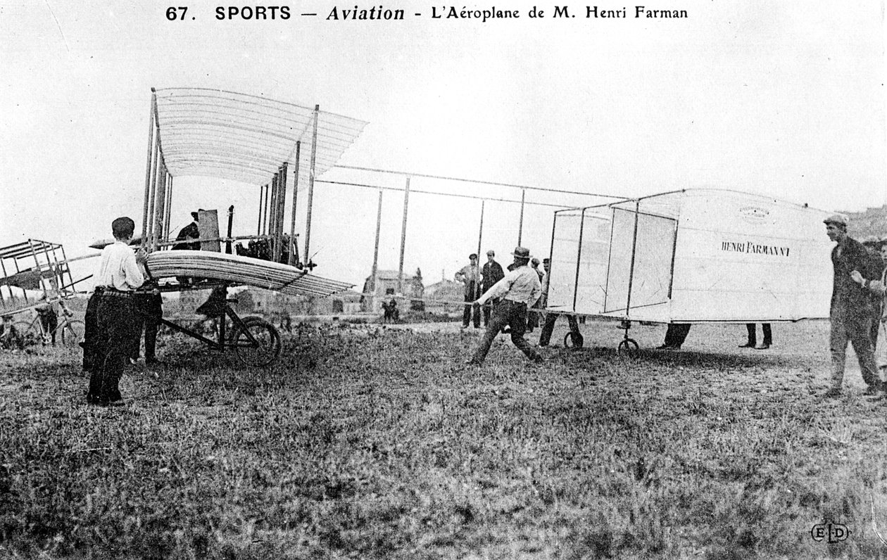 Farman çift kanatlı No 1, c1912 by Unbekannt