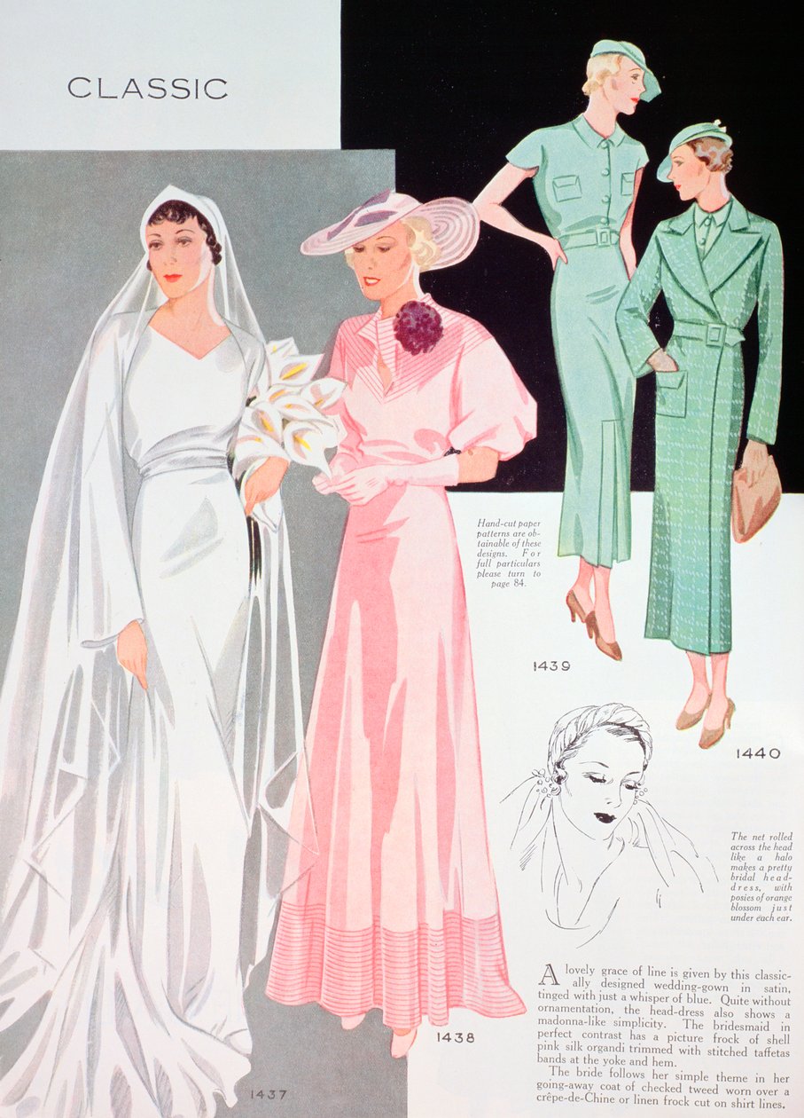 Moda illüstrasyonu, 1935 by Unbekannt