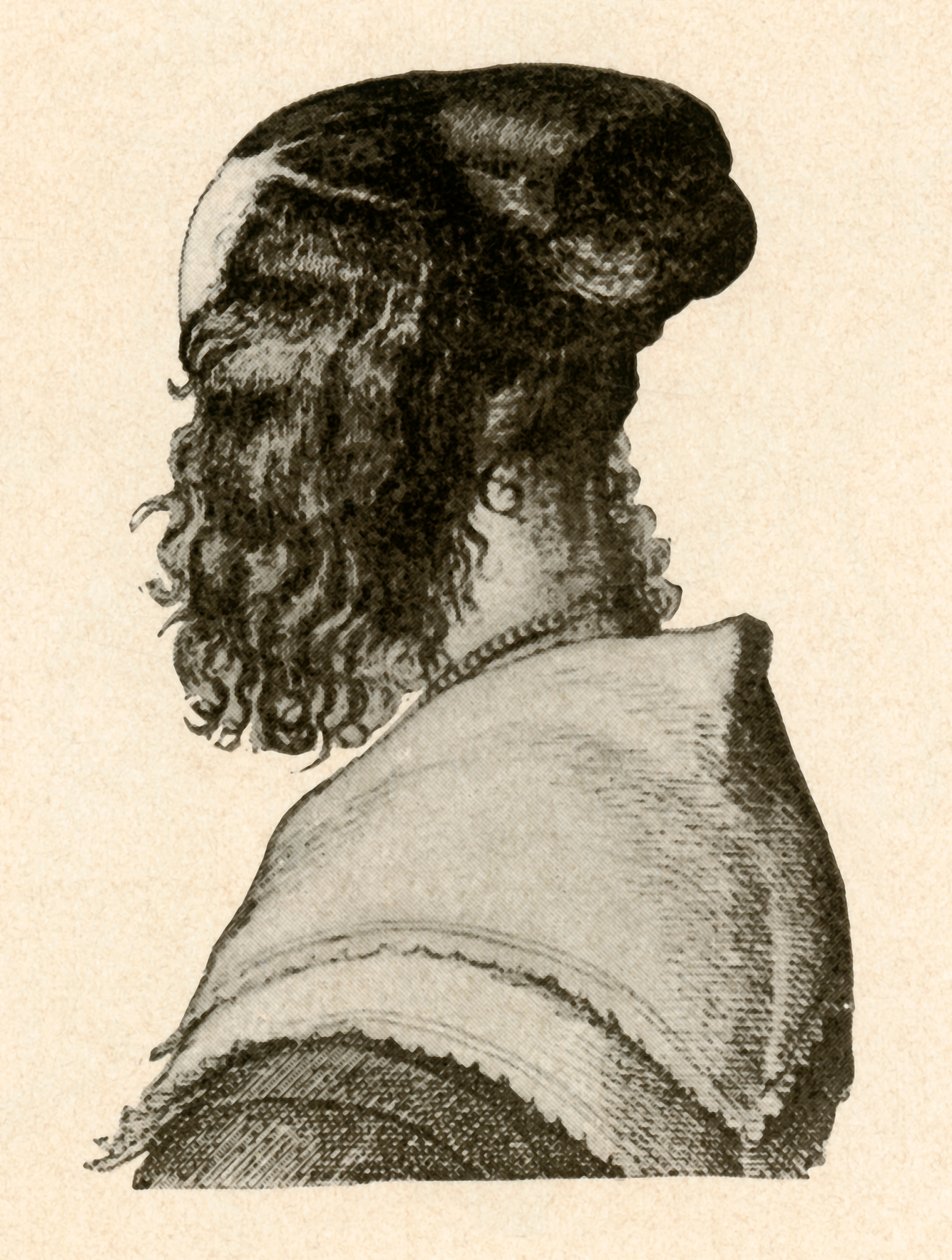 Modaya uygun kuaför stili, Charles I ve II saltanatları, c1620-1680, 1937. by Unbekannt