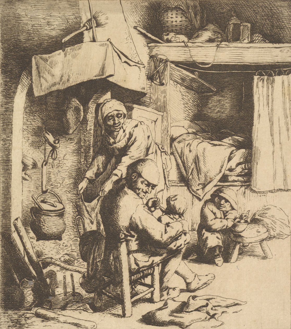 Baba Besleyen Çocuk, 1610-85. by Unbekannt