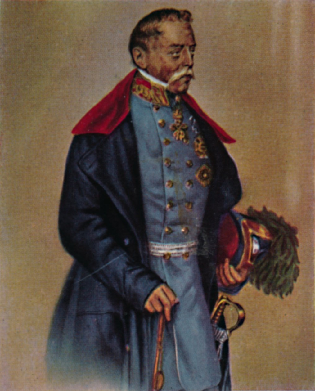 Mareşal Kont Radetzky 1766-1858. - Tablo, Kriehuber, 1934. by Unbekannt