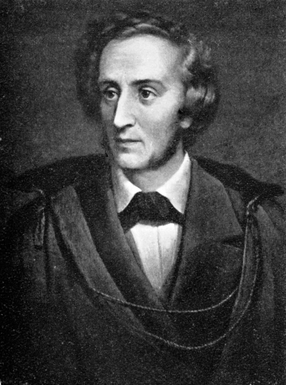 Felix Mendelssohn, 1809-1847, Alman besteci, 1909 by Unbekannt