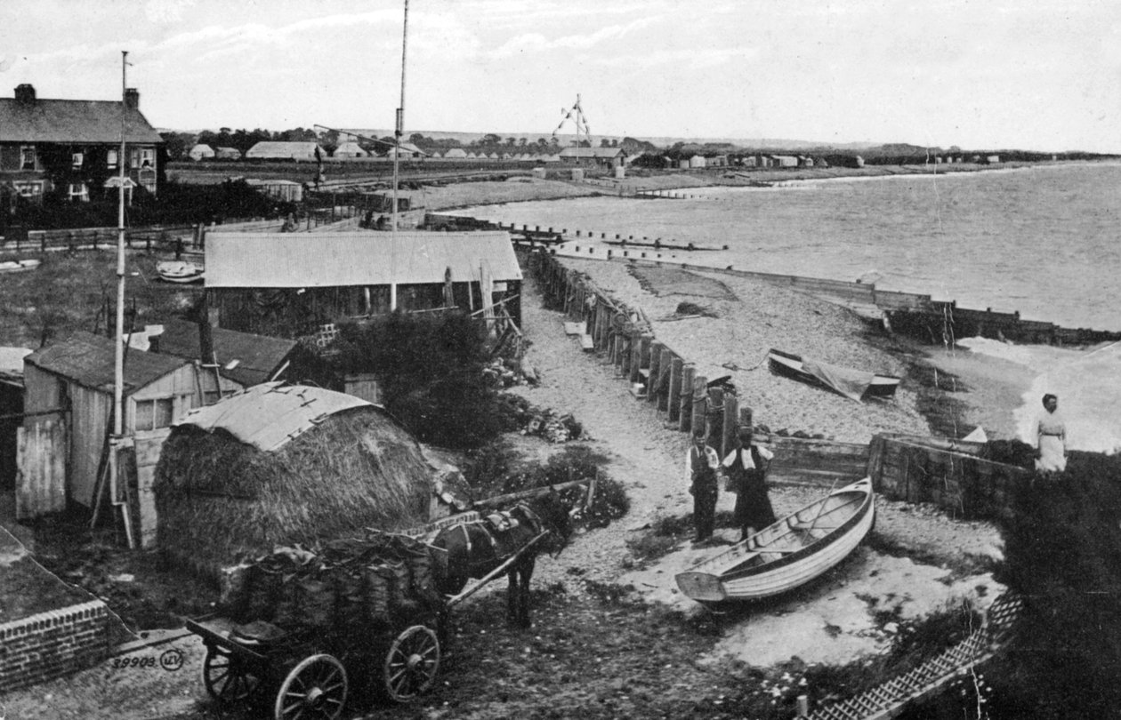 Felpham Plajı, Bognor Regis yakınlarında, Batı Sussex, 20. yüzyılın başlarında by Unbekannt