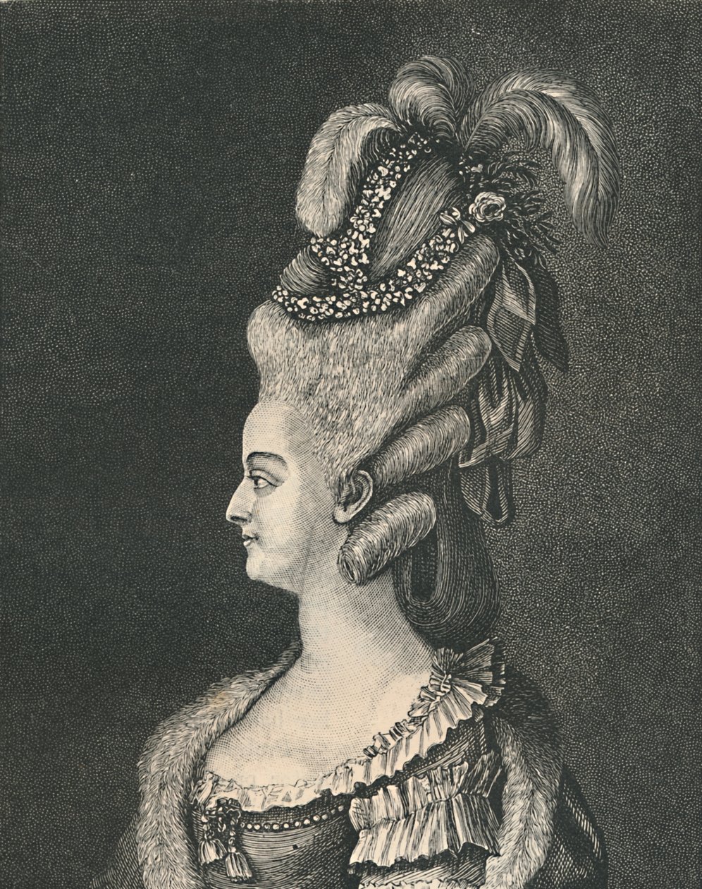 Kadın Başlık: Marie Antoinette, 1783, 1886 by Unbekannt