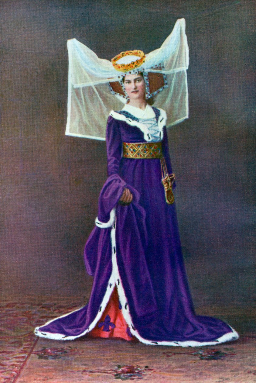 Henry VI zamanından kadın elbisesi, 1910 by Unbekannt