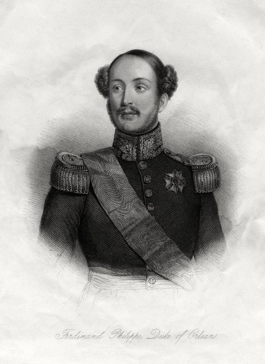 Ferdinand-Philippe 1810-1842, Fransa Kraliyet Prensi, 19. yüzyıl by Unbekannt