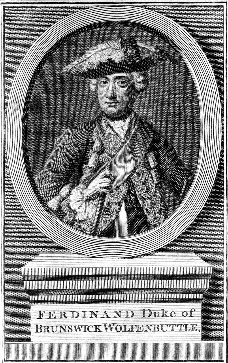 Ferdinand, Brunswick Dükü, 19. yüzyıl. by Unbekannt