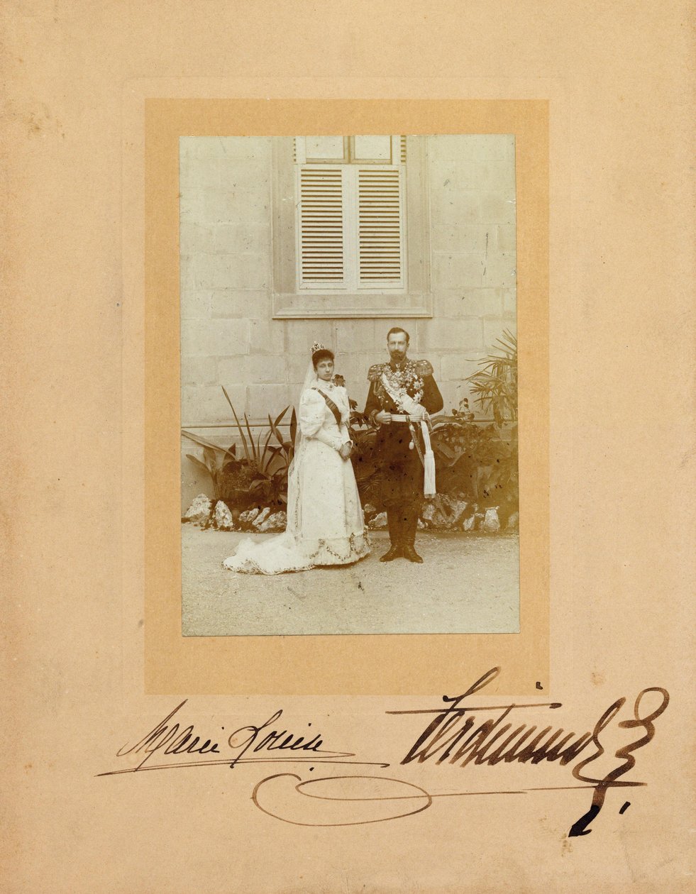Bulgaristan Kralı I. Ferdinand, eşi Bourbon-Parma