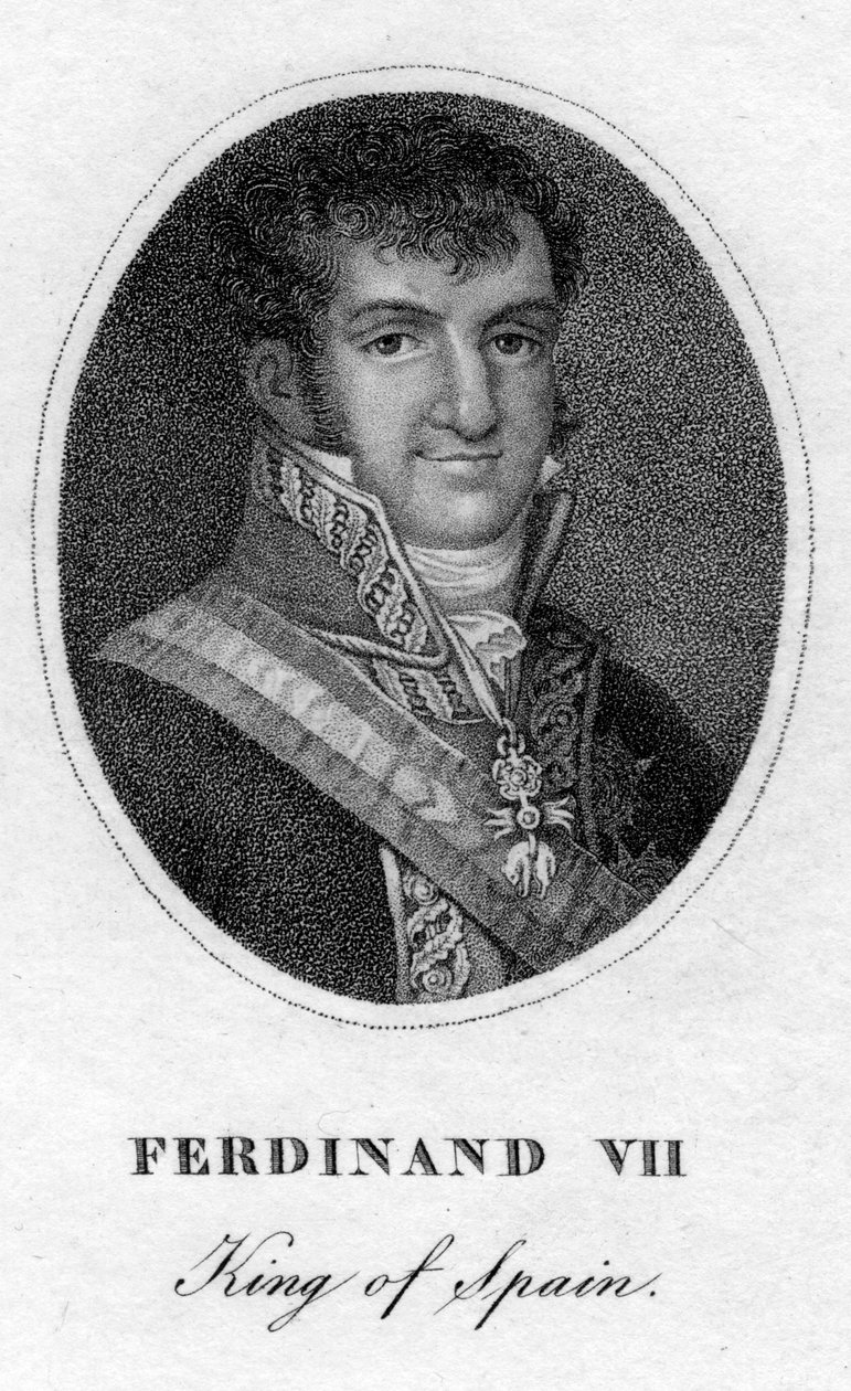 Ferdinand VII, İspanya Kralı, 19. yüzyıl by Unbekannt