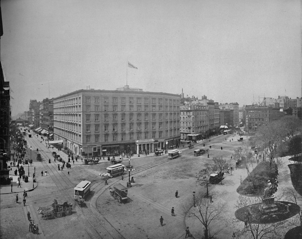 Fifth Avenue ve Madison Square, New York, c1897. by Unbekannt
