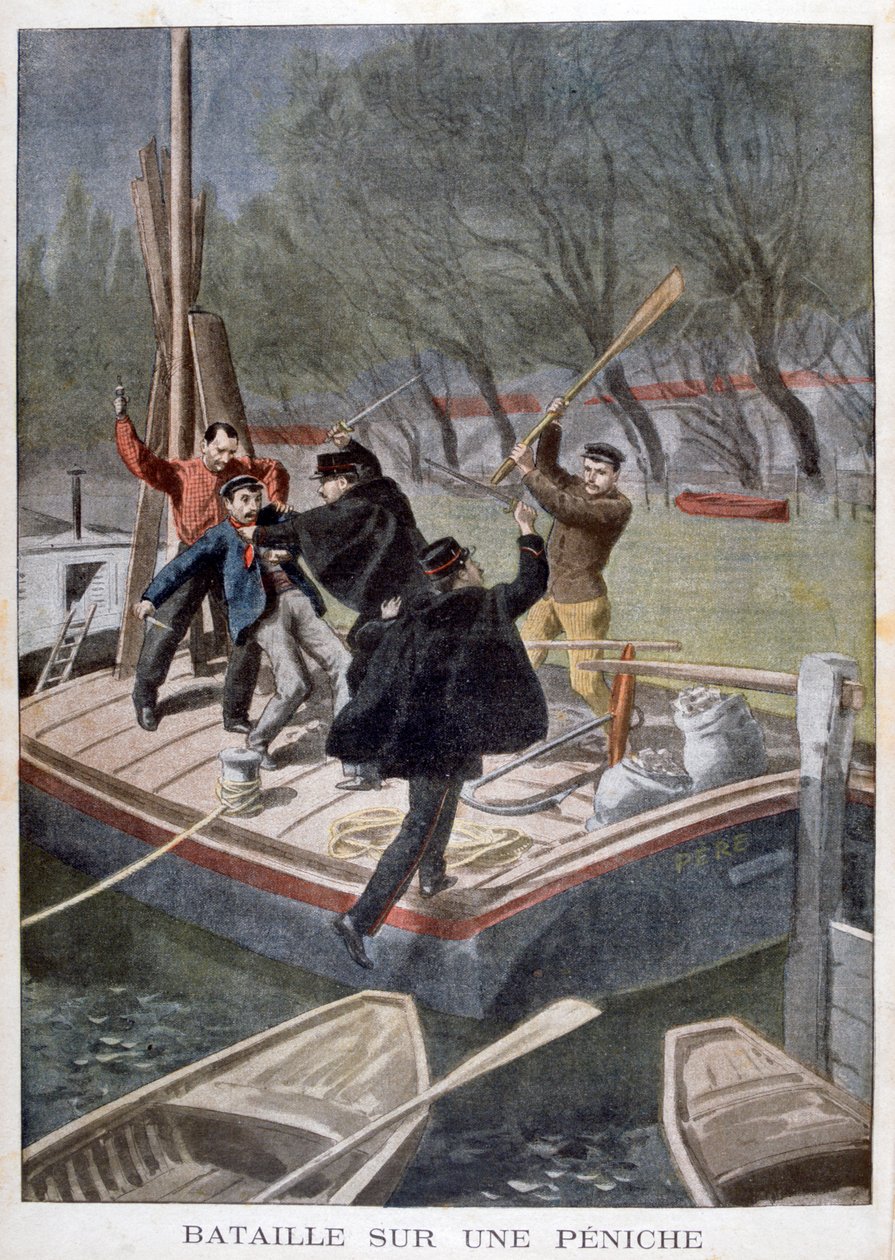 Bir mavnada dövüş, 1902 by Unbekannt