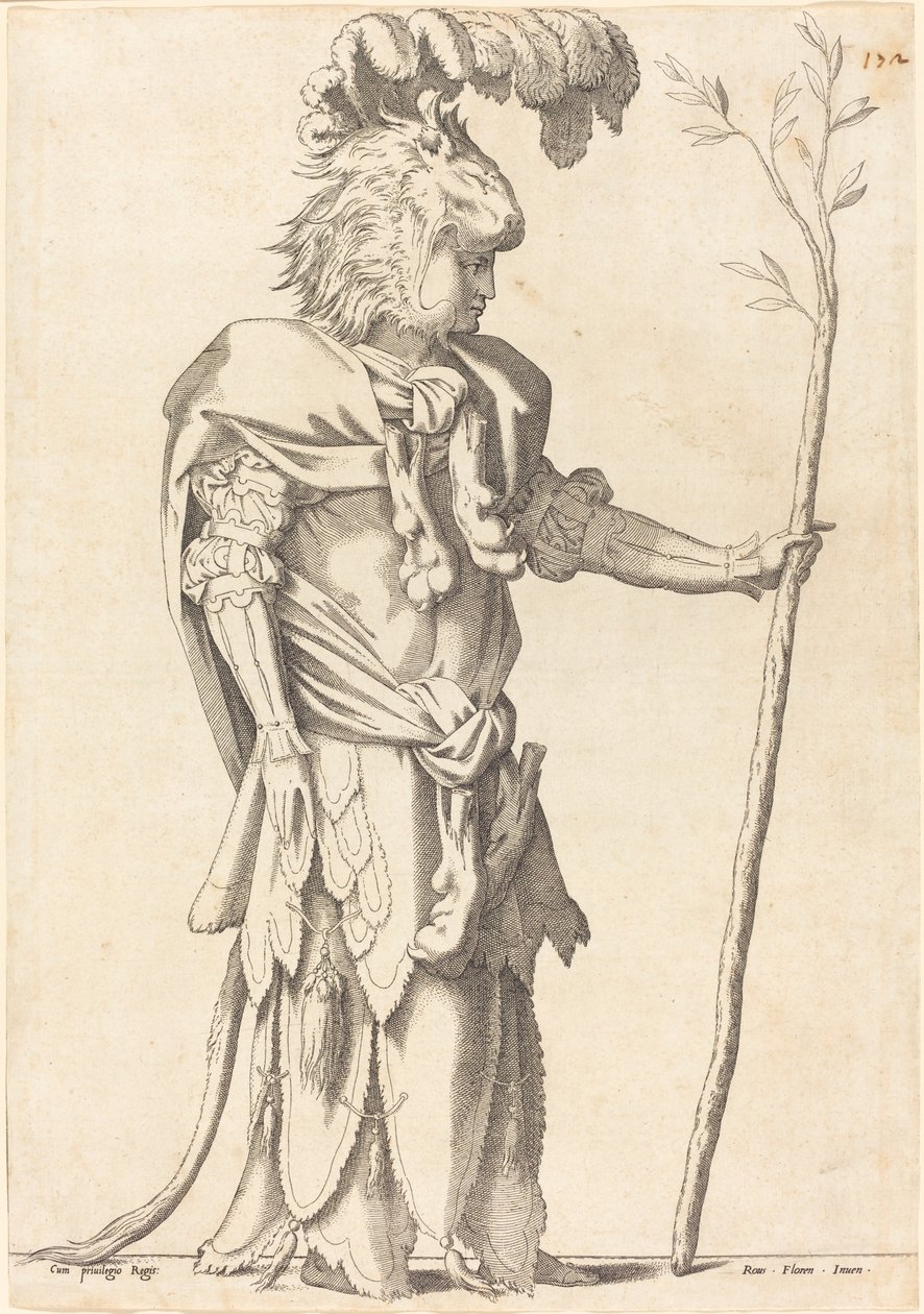 Herkül Kostümlü Figür, c. 1539. by Unbekannt