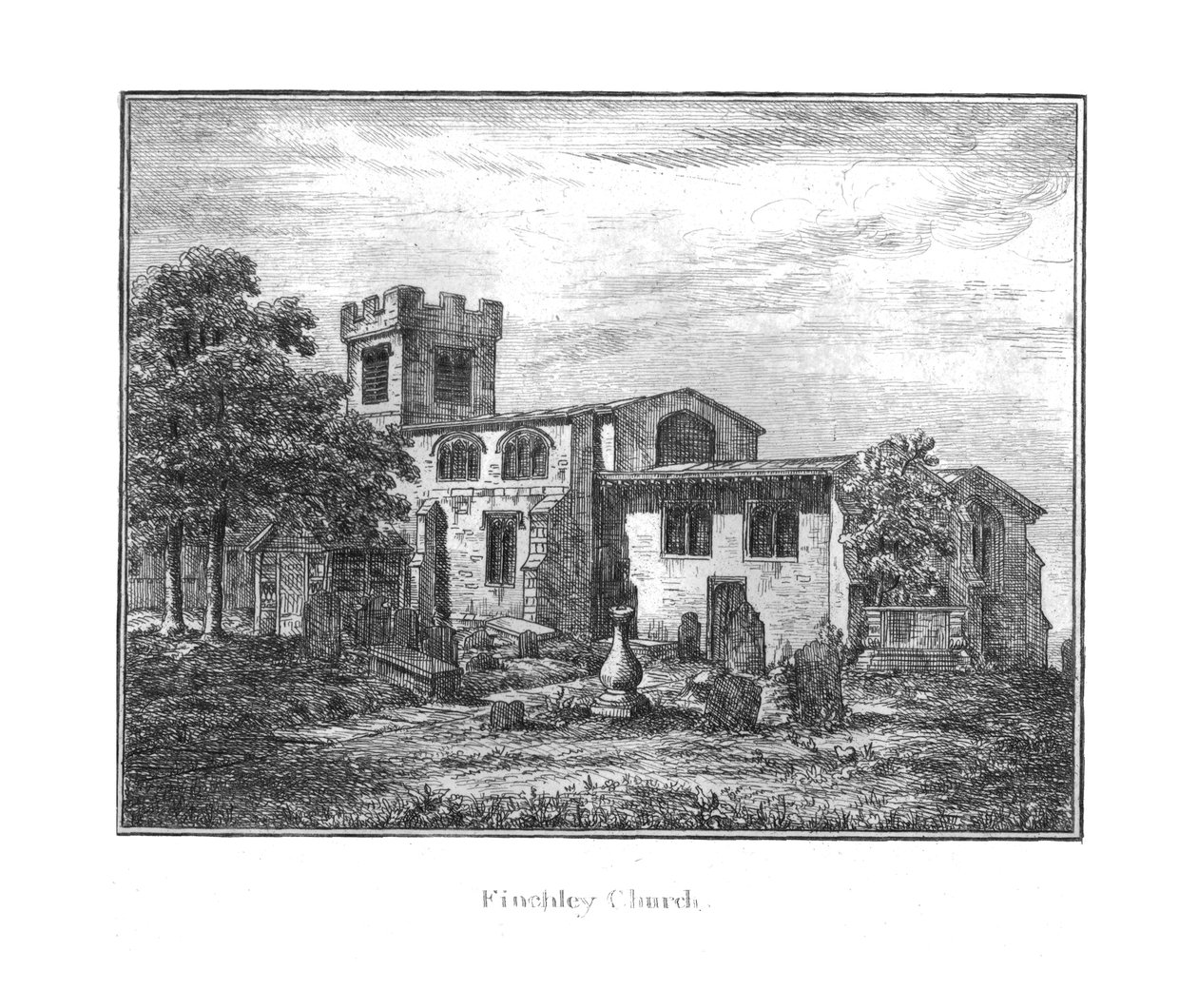 Finchley Kilisesi, 18. yüzyıl by Unbekannt