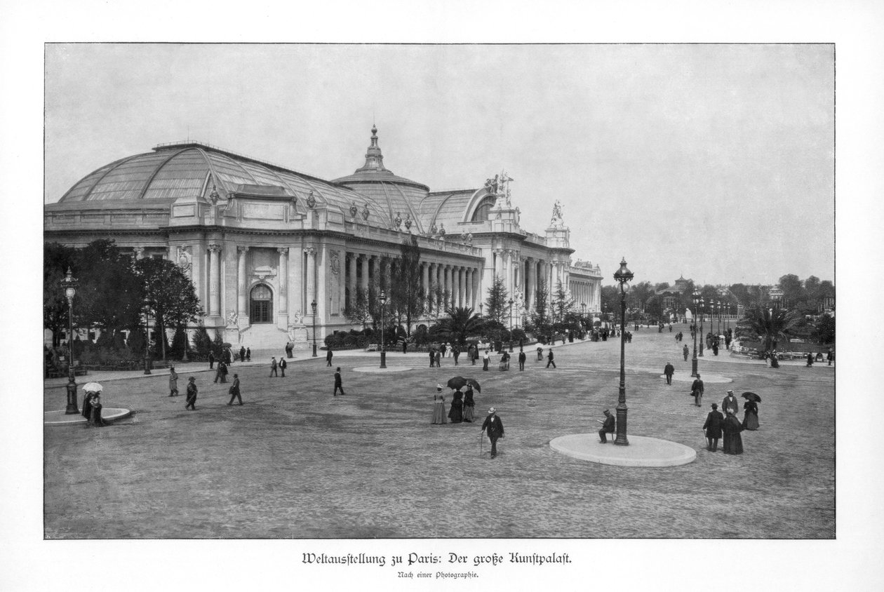 Güzel Sanatlar Sarayı, Paris Dünya Fuarı, 1889, 1900 by Unbekannt