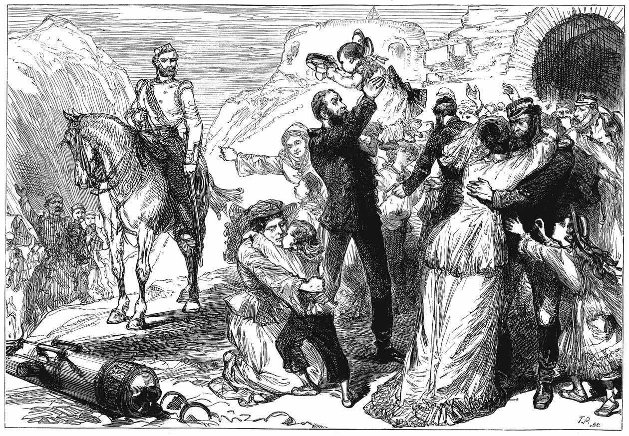 Birinci İngiliz-Afgan Savaşı 91838-1842, c1880 by Unbekannt
