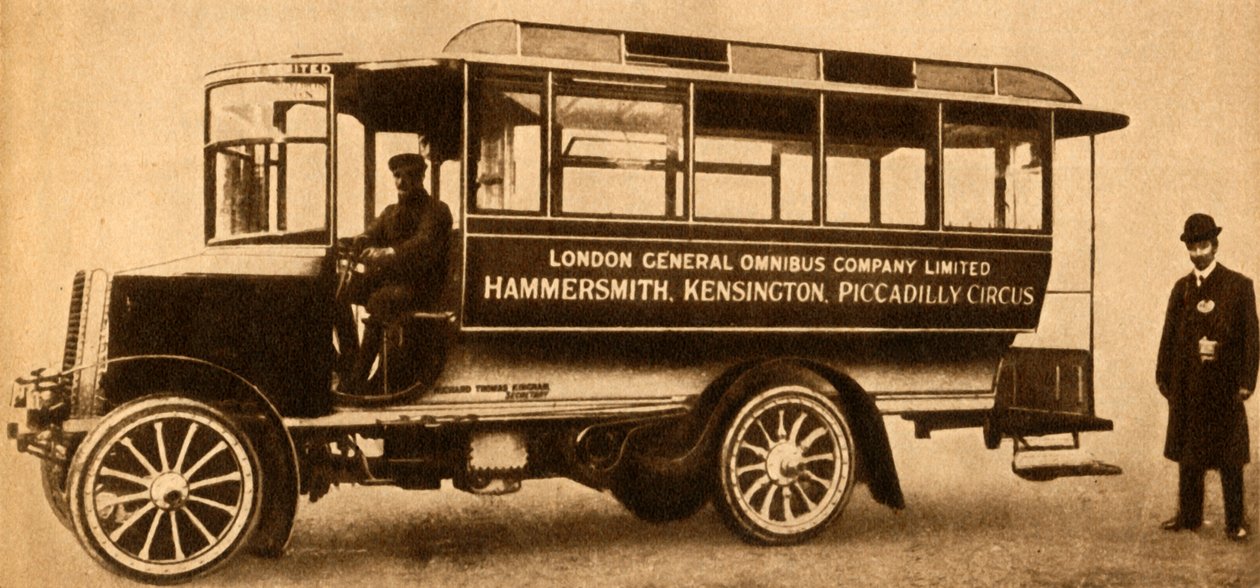 İlk L.G.O.C. Motorlu Otobüs, 1904, 1933. by Unbekannt