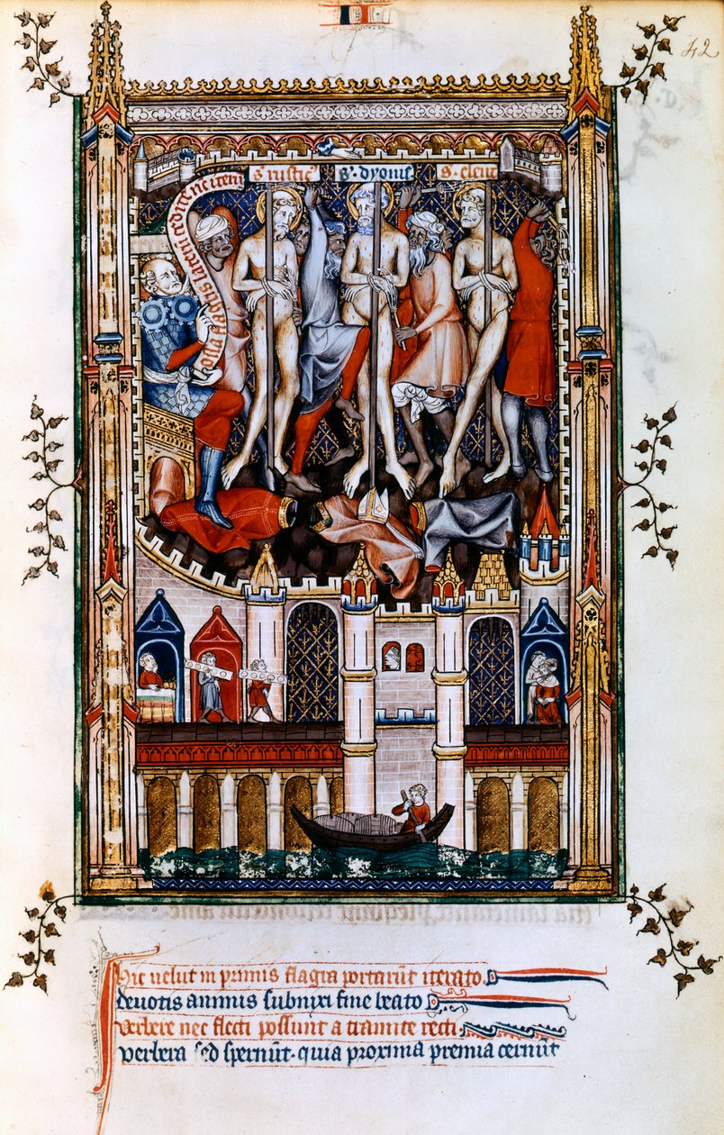 St Denis, St Rusticus ve St Eleutherius