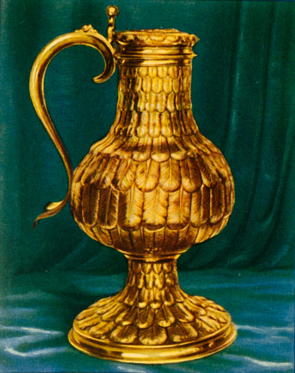 Feather-Work ile Flagon, 1938. by Unbekannt