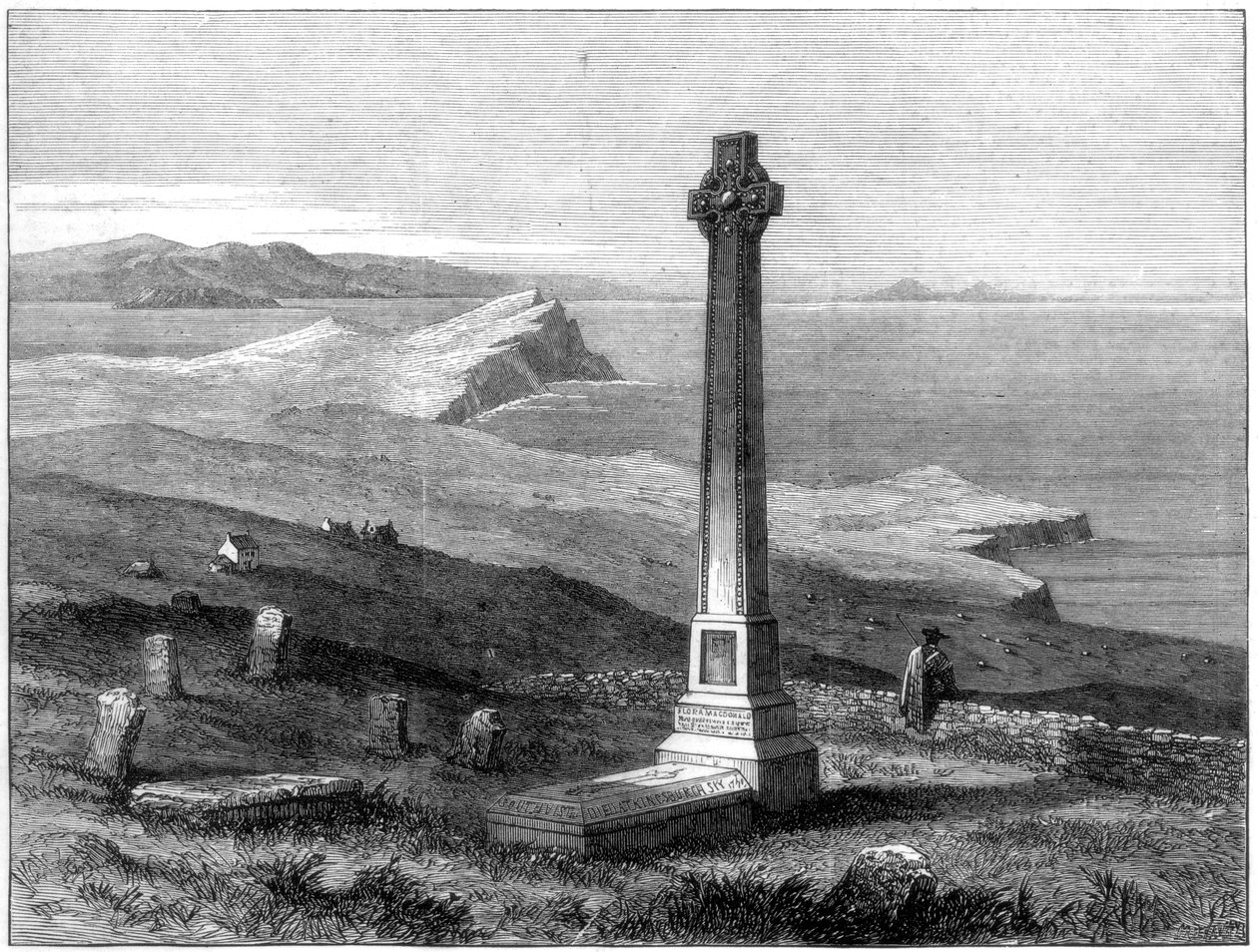 Flora Macdonald anıtı, Kilmuir, Skye Adası, İskoçya, 1872 by Unbekannt