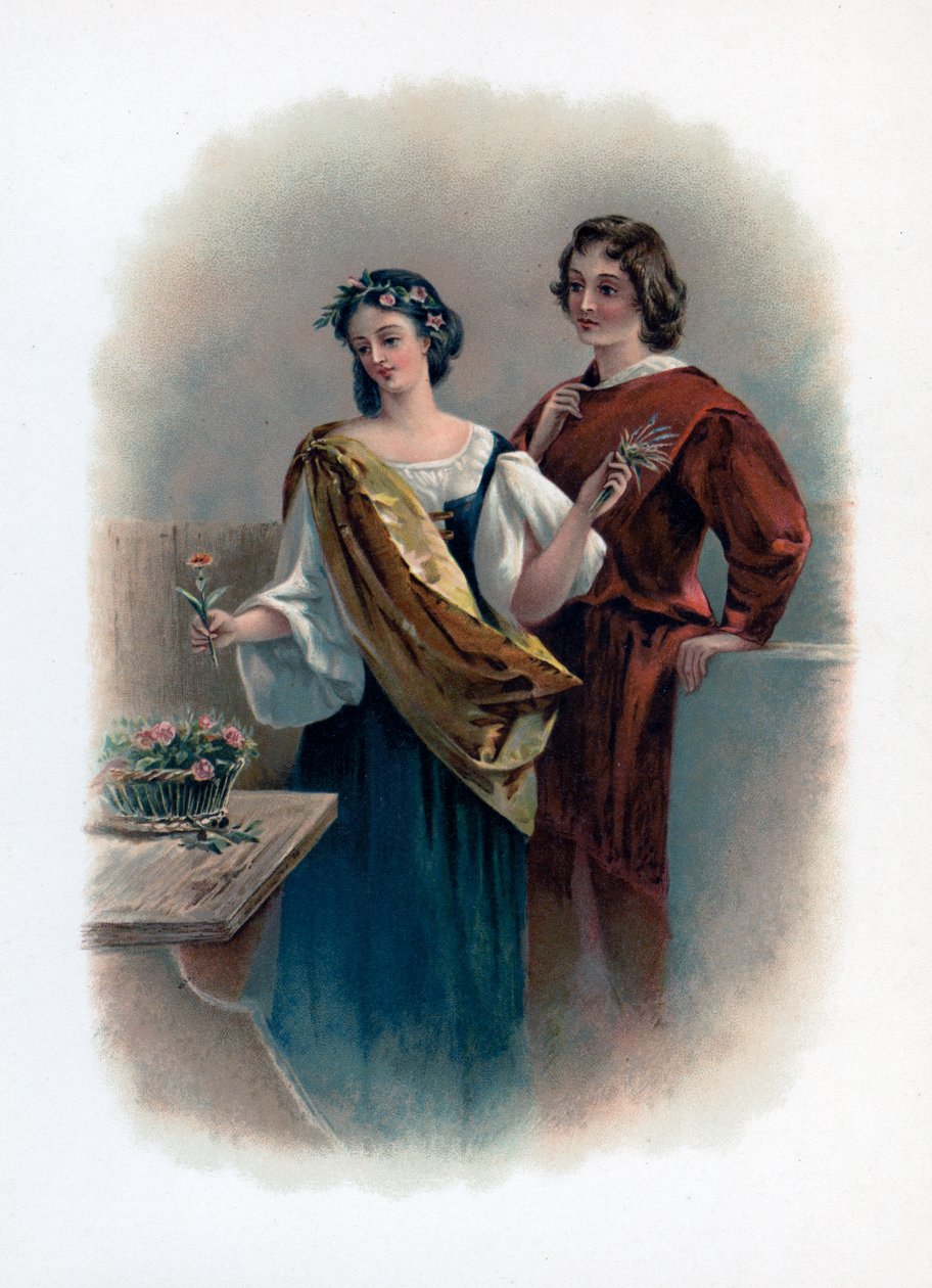 Florizel ve Perdita, 1891 by Unbekannt