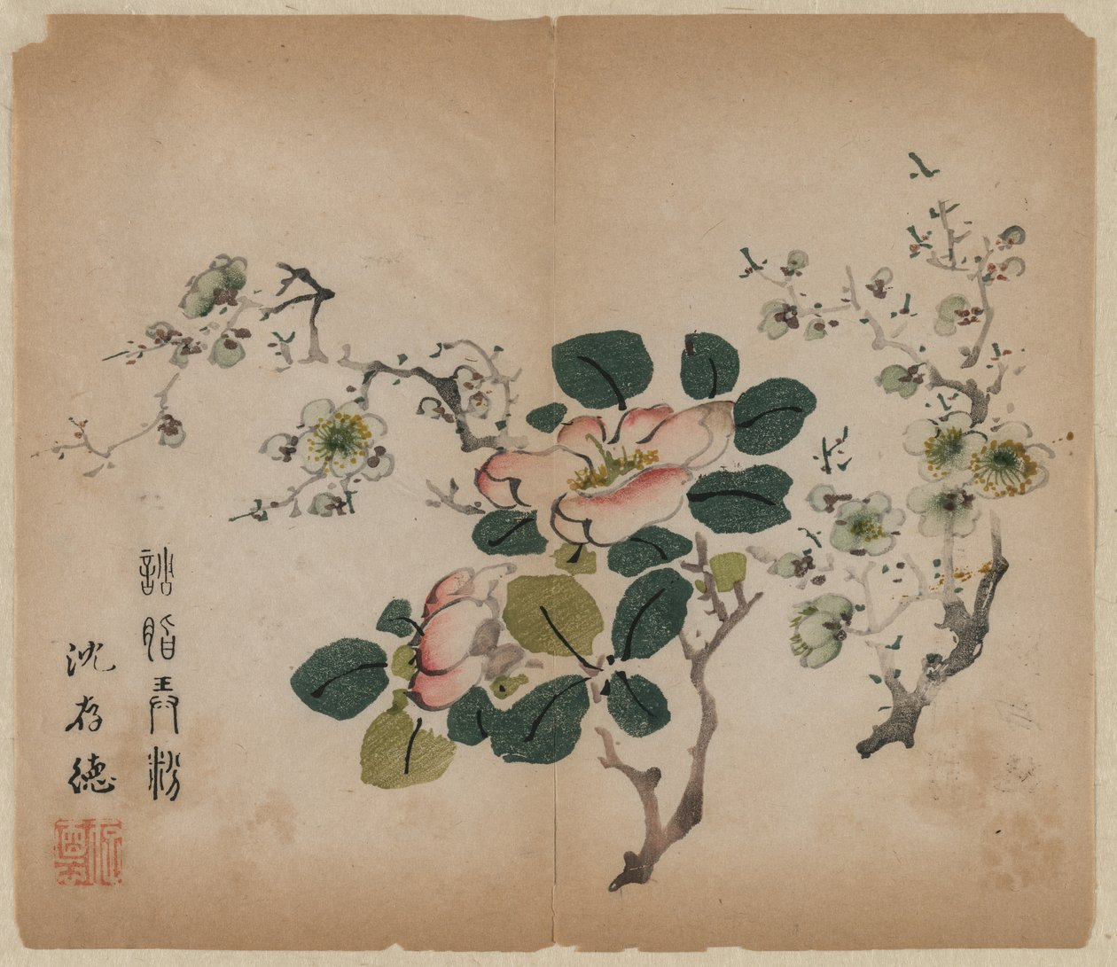 Çiçekli Prunus, 1368-1644. by Unbekannt